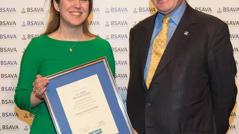 Rebeca Garcia Pinillos with Chairman Tim Porter